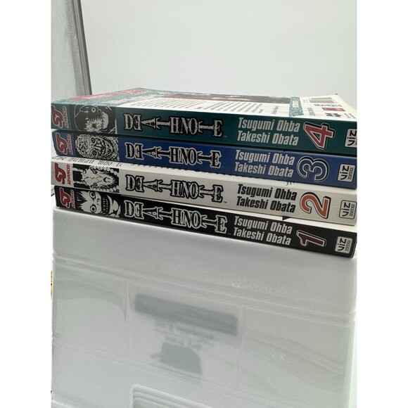Death Note Volumes 1 -‎ 4 / Shonen Jump Advanced Manga W/ Death Journal Blank - Picture 4 of 16